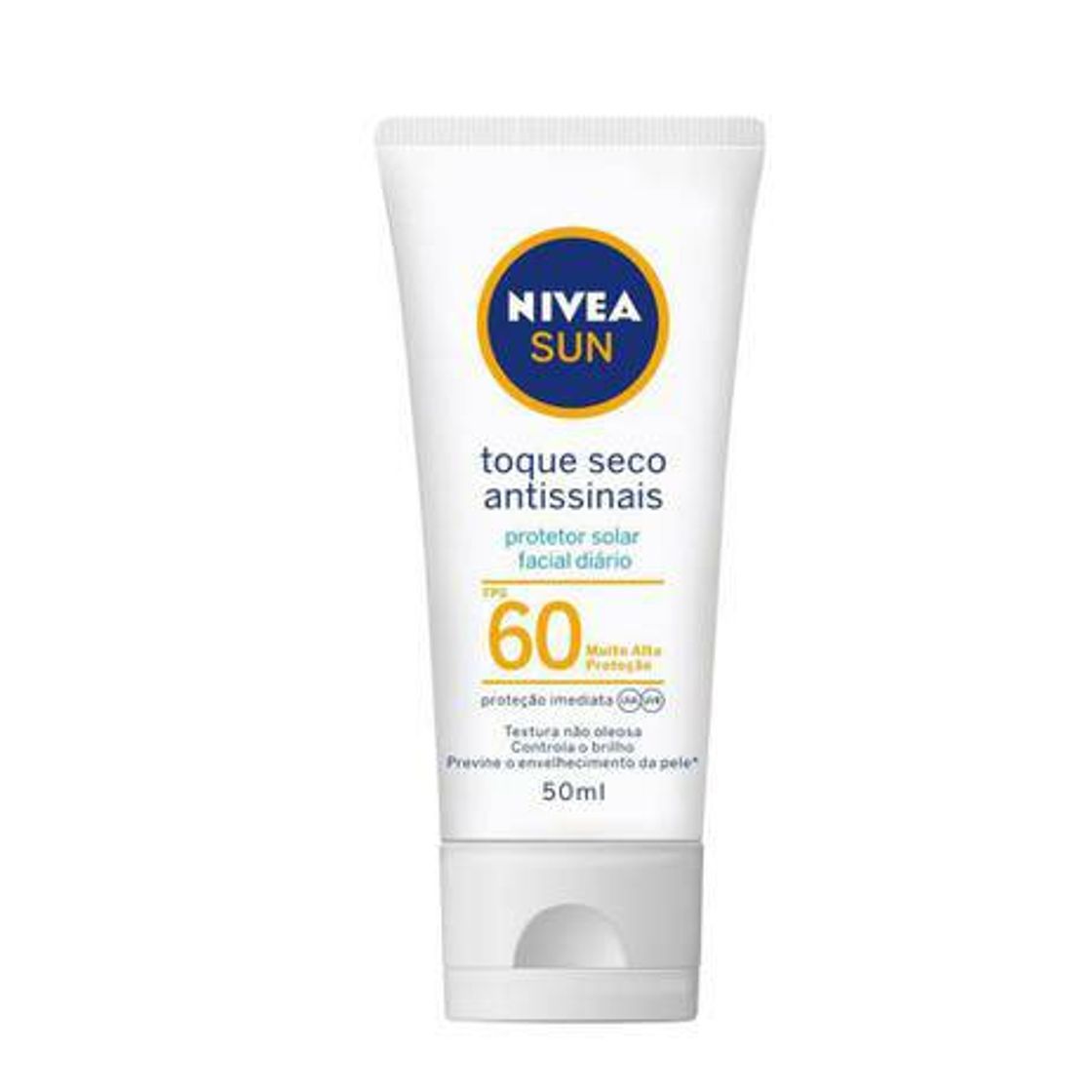 Social Protetor Solar Facial Nivea Sun Toque Seco Antissinais Fps60