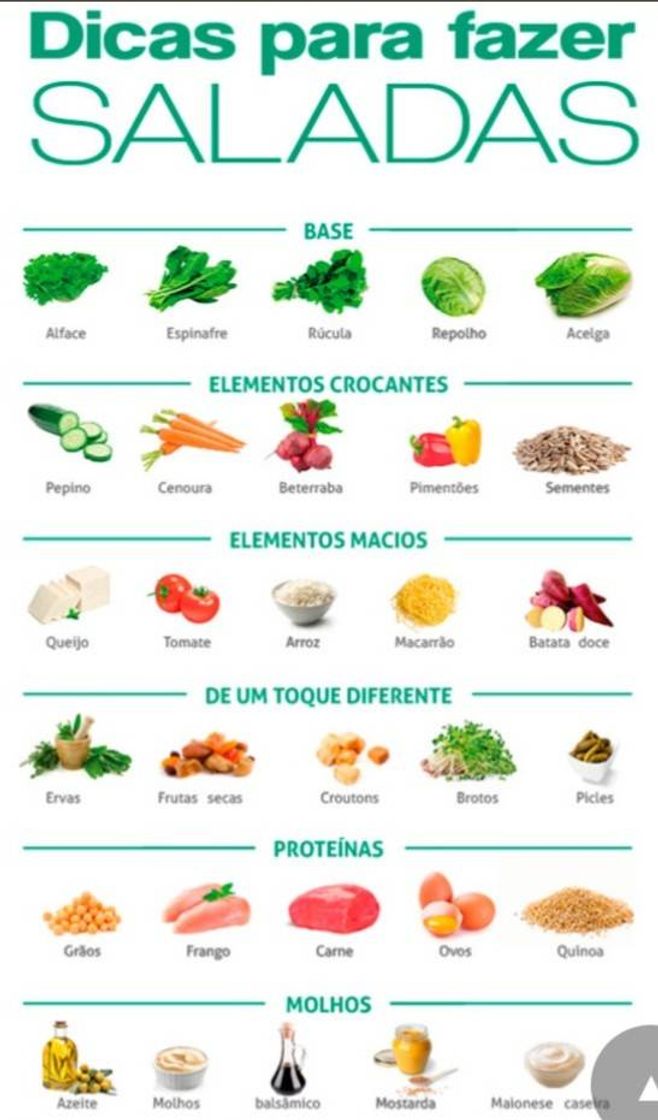 Fashion Dicas para fazer uma salada 😋🥗