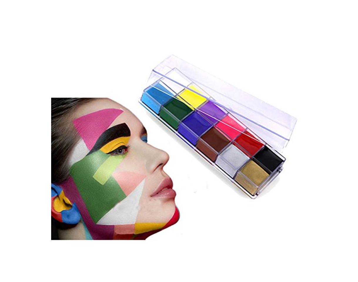 Social PINTURA corporal de 12 colores de pintura Pigment cuerpo teatro