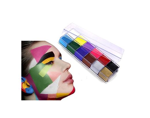 PINTURA corporal de 12 colores de pintura Pigment cuerpo teatro