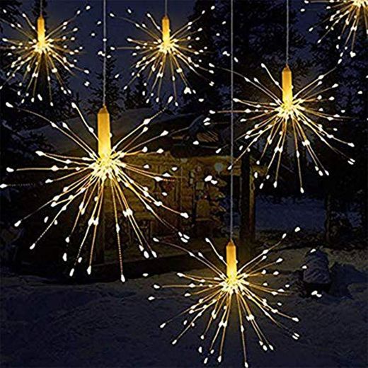 Luces LED de fuegos artificiales