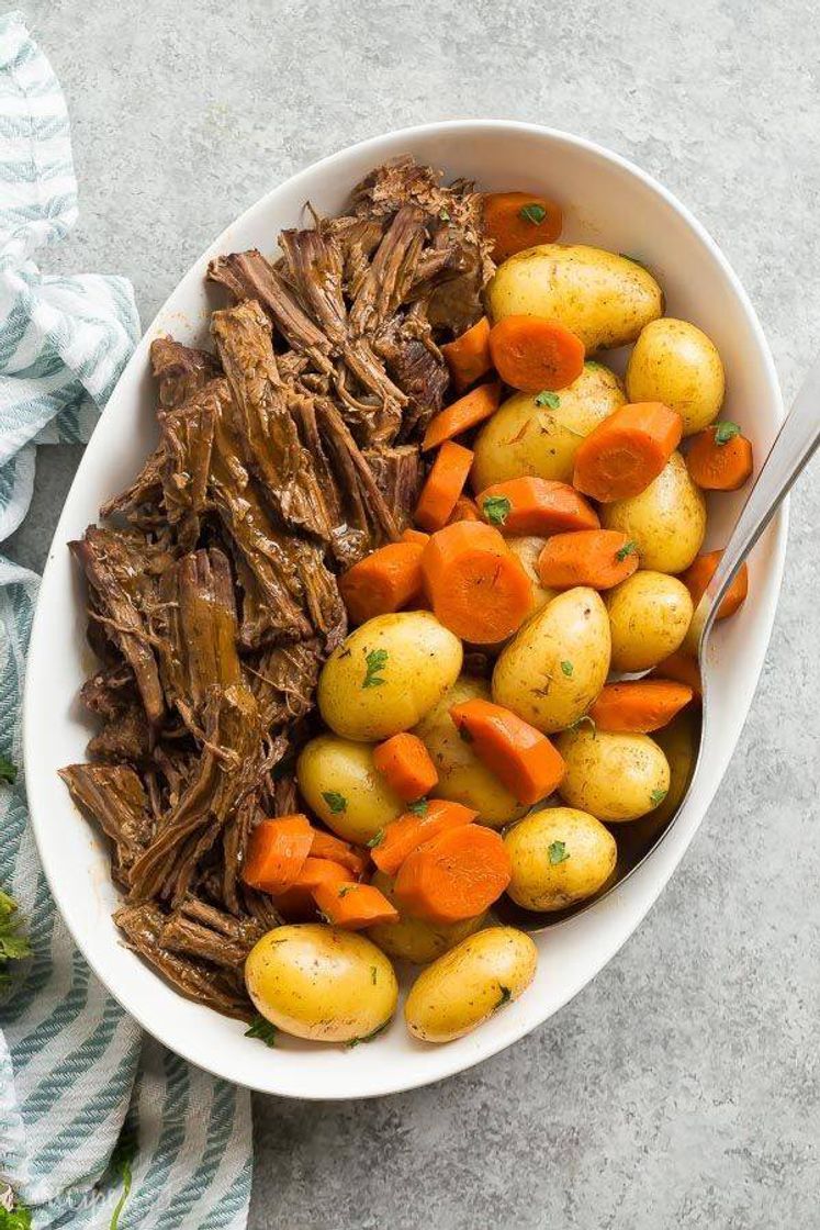 Fashion Delícia de carne seca com batatas e cenoura!