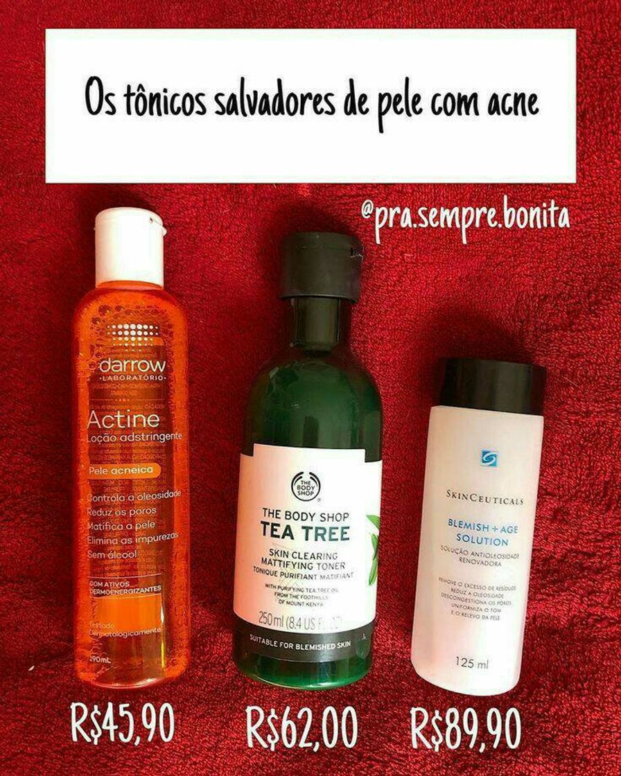 Fashion Tónicos para pele com acne