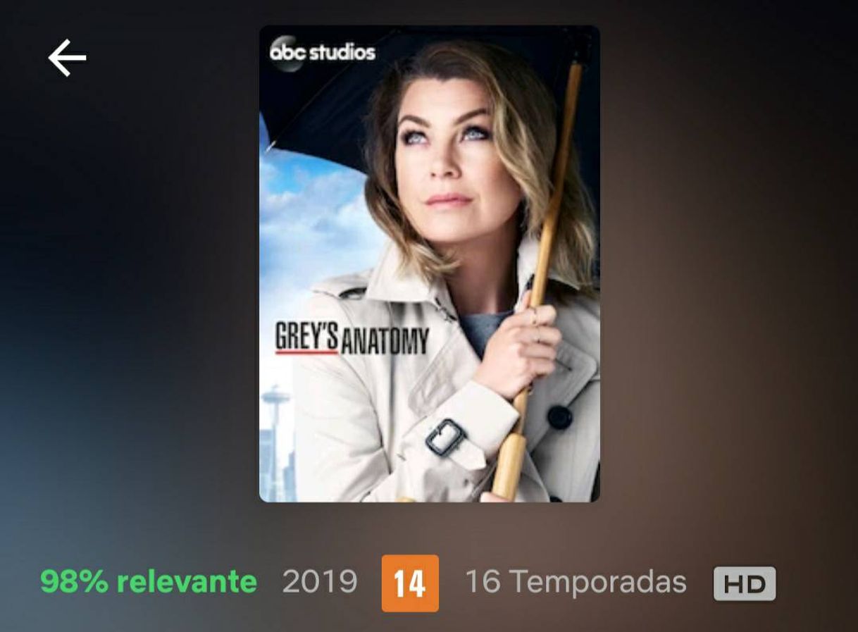 Serie Grey's Anatomy | Netflix