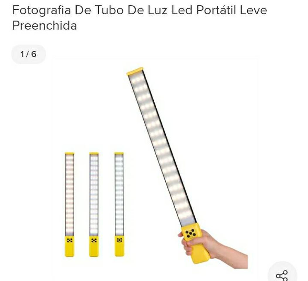 Moda Bastão de led 