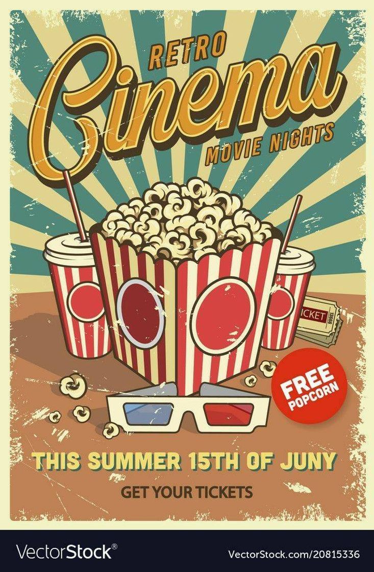 Social Quadro Retro Cimena🍿