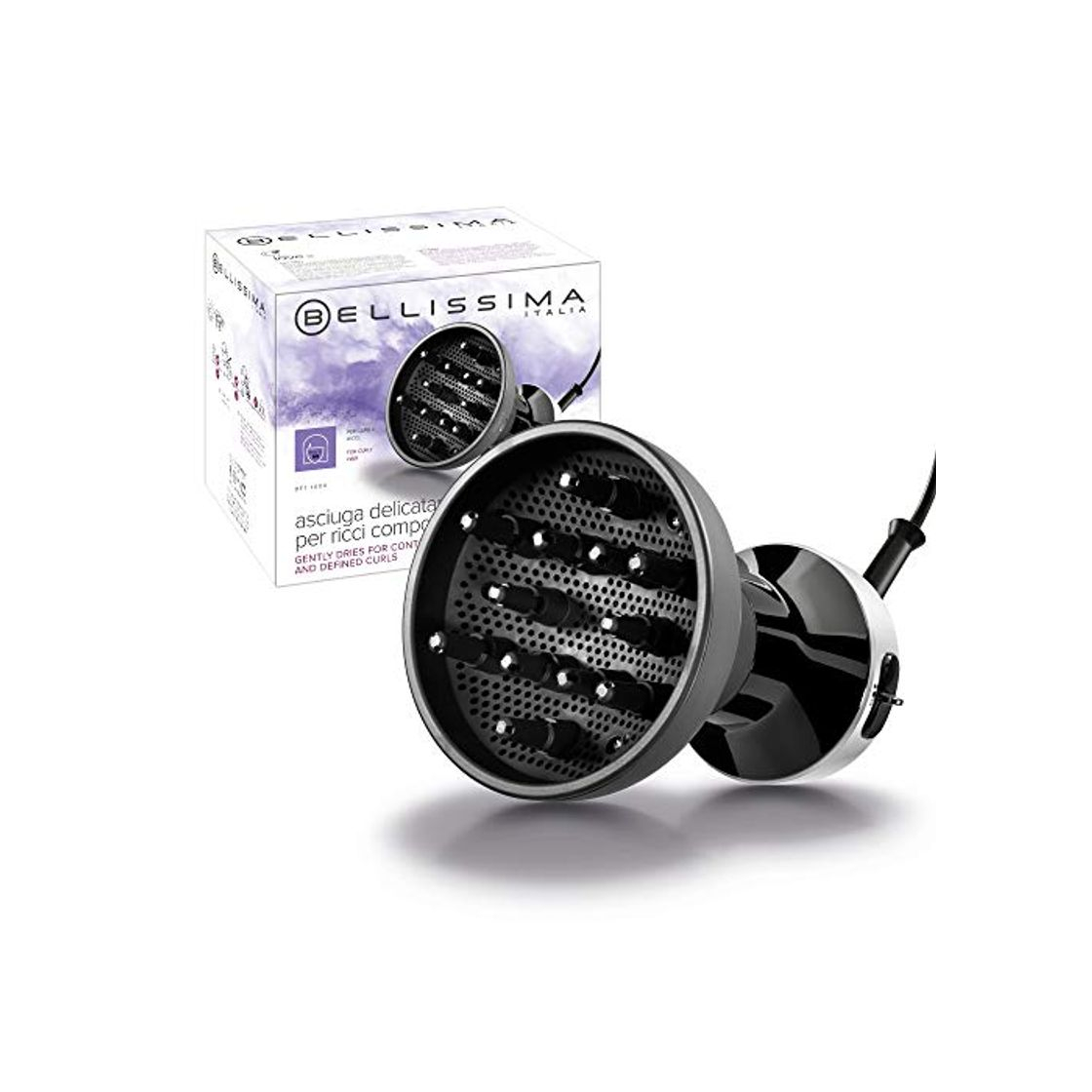 Social Imetec Bellissima DF1 1000 - Secador de pelo con difusor para cabello