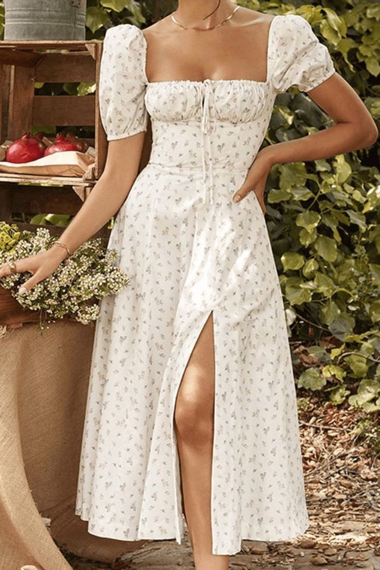 Vestido midi clássico