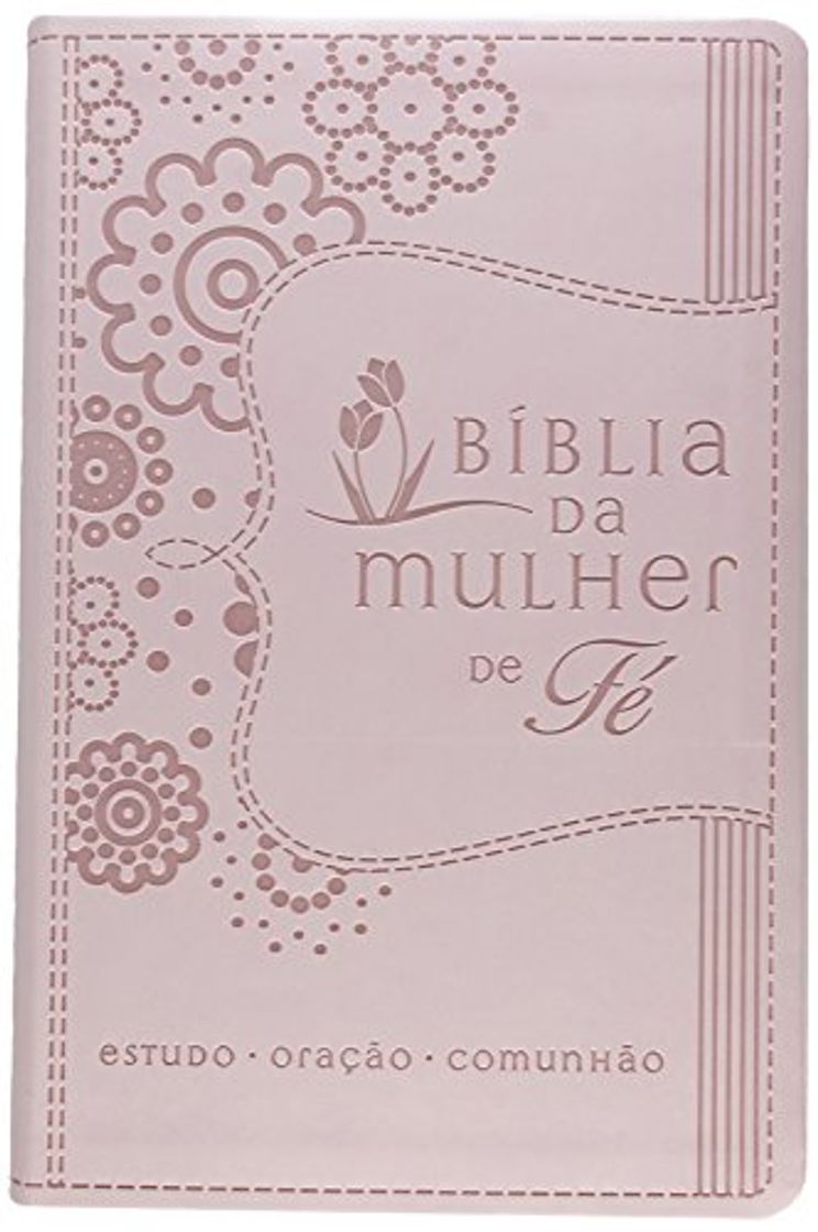 Libro Bíblia da Mulher de Fé. Rosa