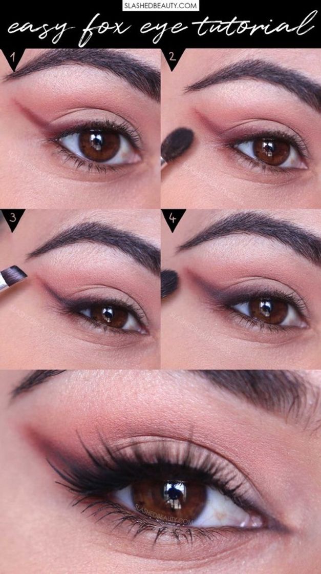 Moda simple foxy eyes tutorial🦊