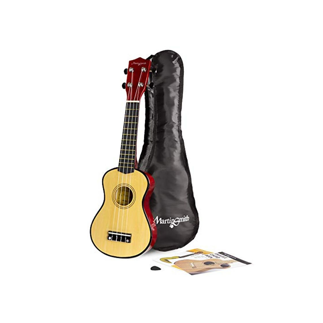 Producto Martin Smith Ukelele Soprano con Bolsa de Ukelele Madera Natural