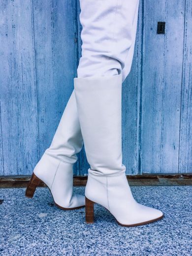 Botas blancas Mango