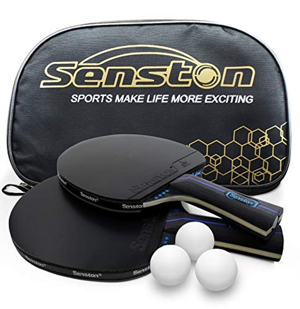 Fitness Juego de Raquetas de Tenis de Mesa Senston con 3 Pelotas