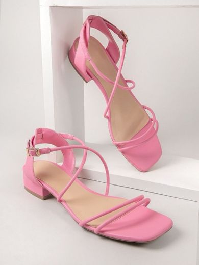 Sandália rosa