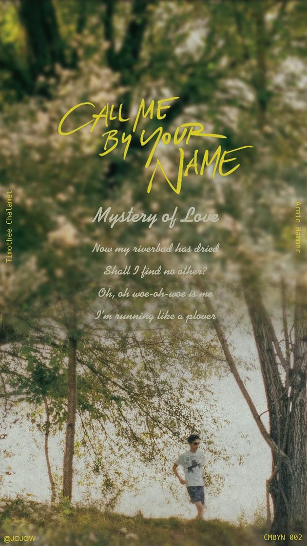 Canción Mystery of Love (From the Original Motion Picture “Call Me by Your Name”)