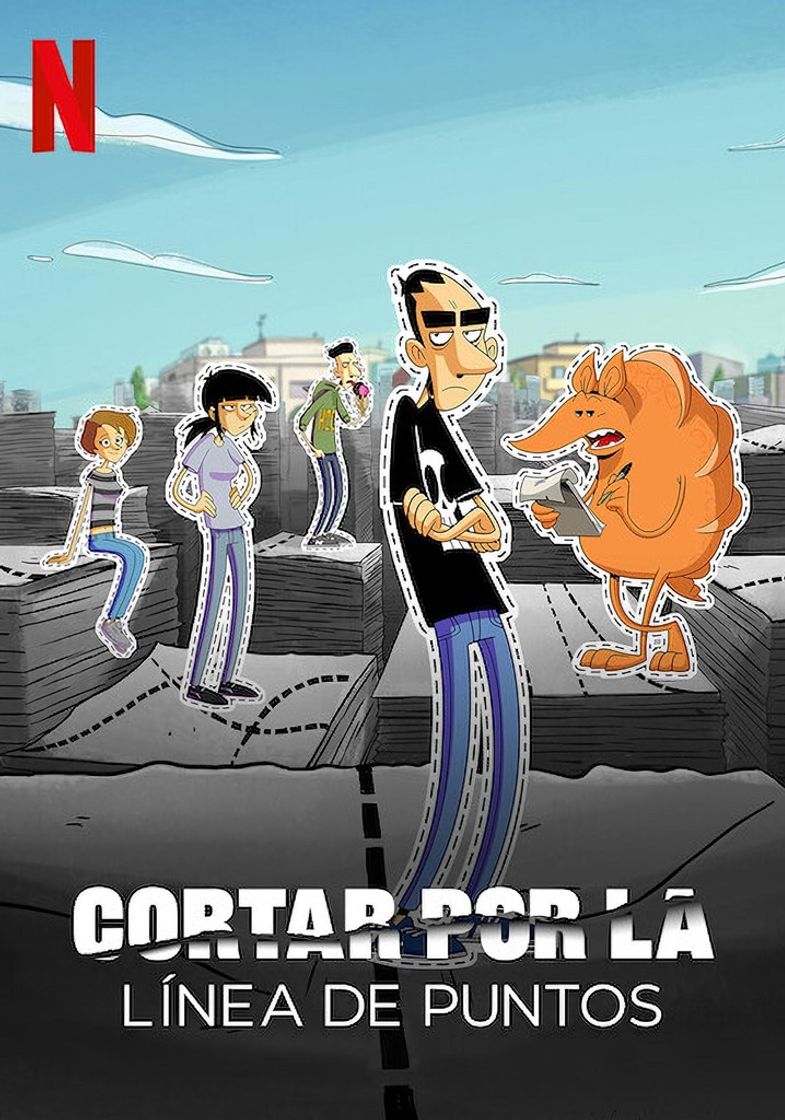 Serie Cortar por la línea de puntos