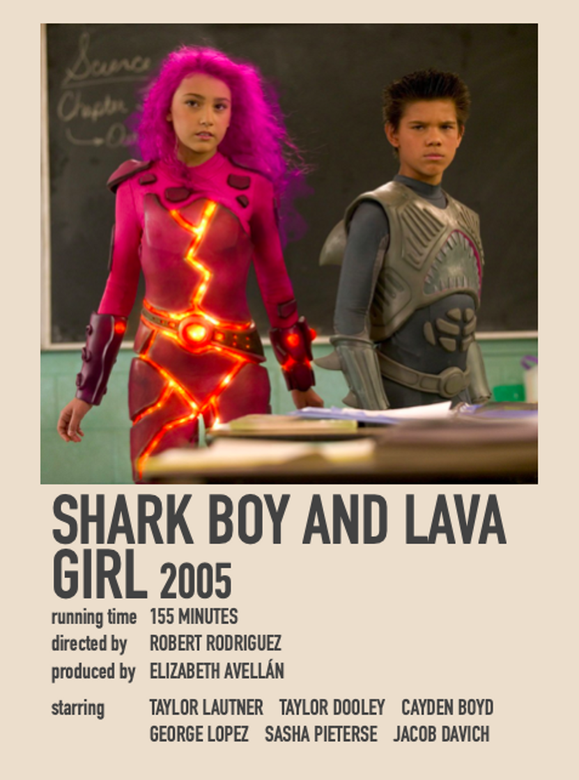 Película Las aventuras de Sharkboy y Lavagirl