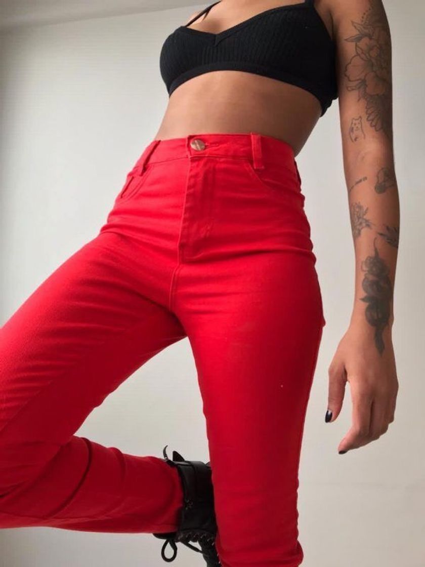 Fashion Calça Vermelha 