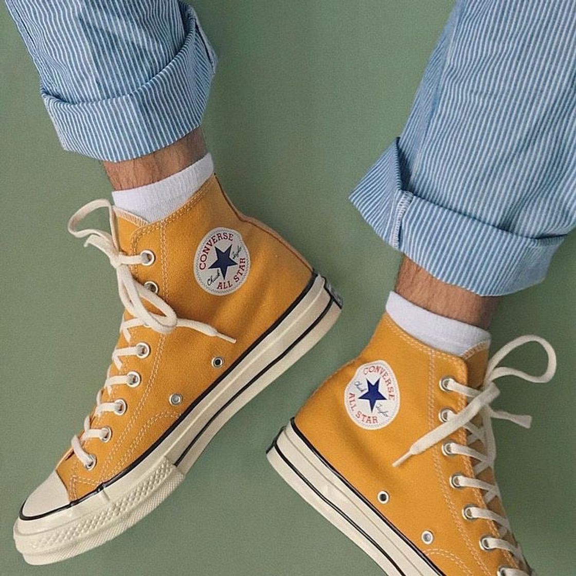 Moda Allstar amarelo 