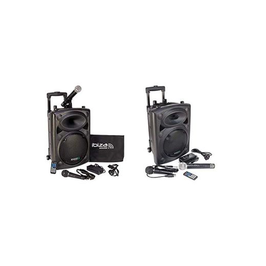 Ibiza Sound PORT10VHF-BT Sistema de sonido portátil y autónomo de 10"/25 cm
