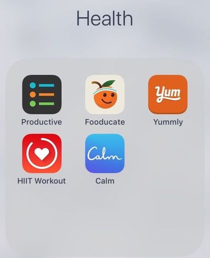 Apps saudável 