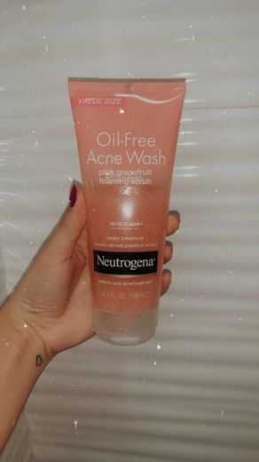 Neutrogena Oil-Free Acne Wash Foaming Scrub Pink Grapefruit 124 ml