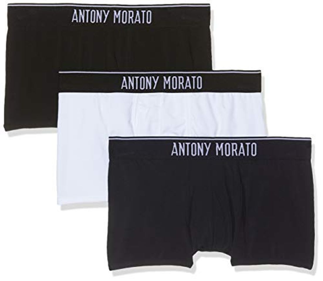 Fashion Antony Morato Boxer Tinta Unita X3 Ropa Interior Deportiva, Multicolor