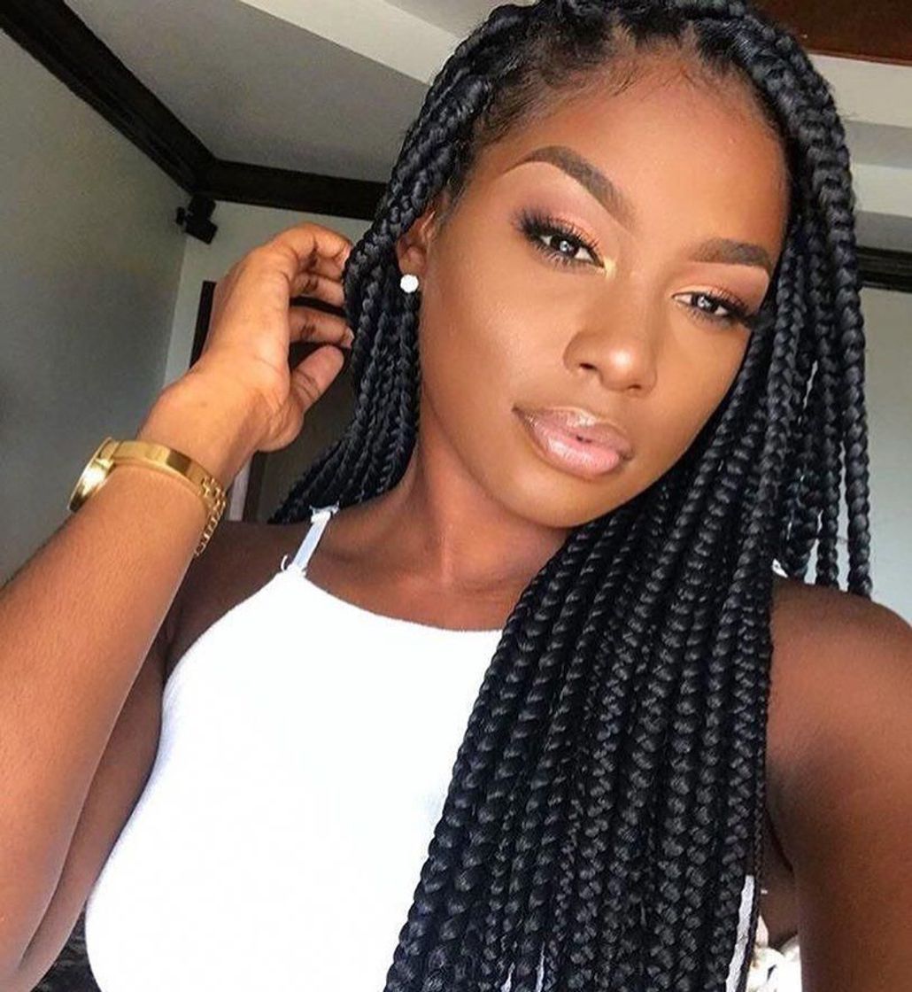 Moda tranças box braids para as pretinhas arrasar😍