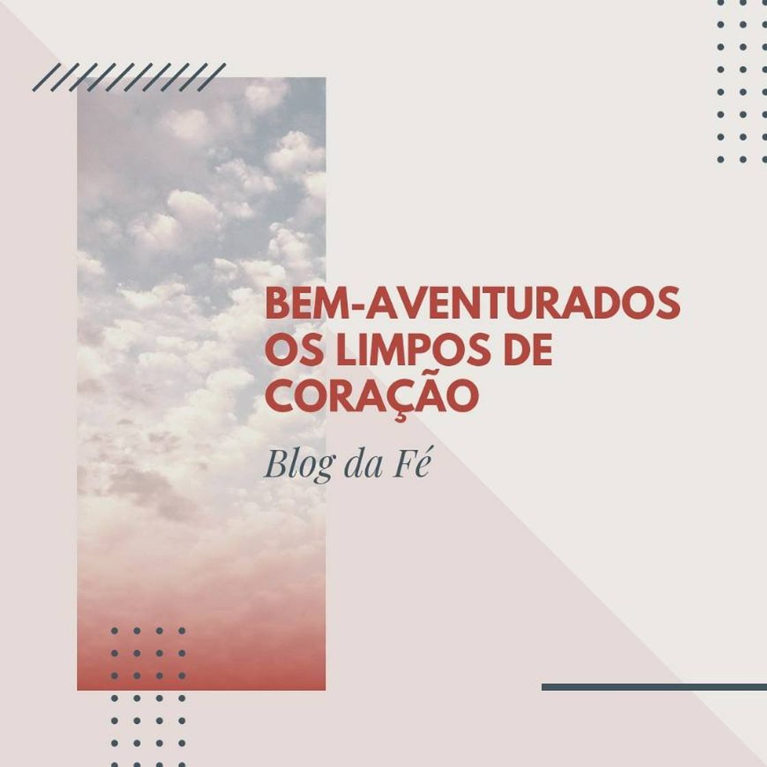 Fashion BEM-AVENTURADOS OS LIMPOS DE CORAÇÃO 