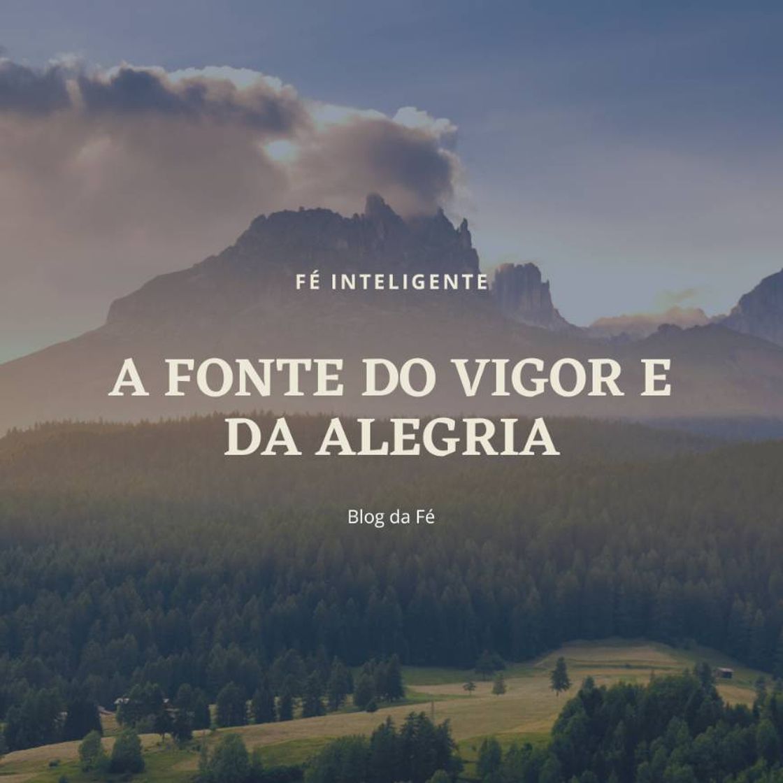 Social A FONTE DO VIGOR E DA ALEGRIA 