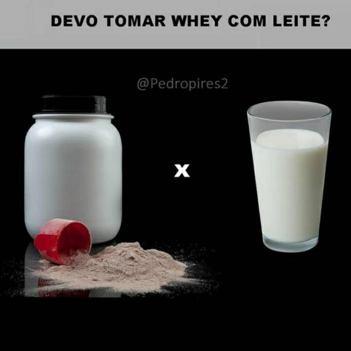 Social Whey Protein x Leite 