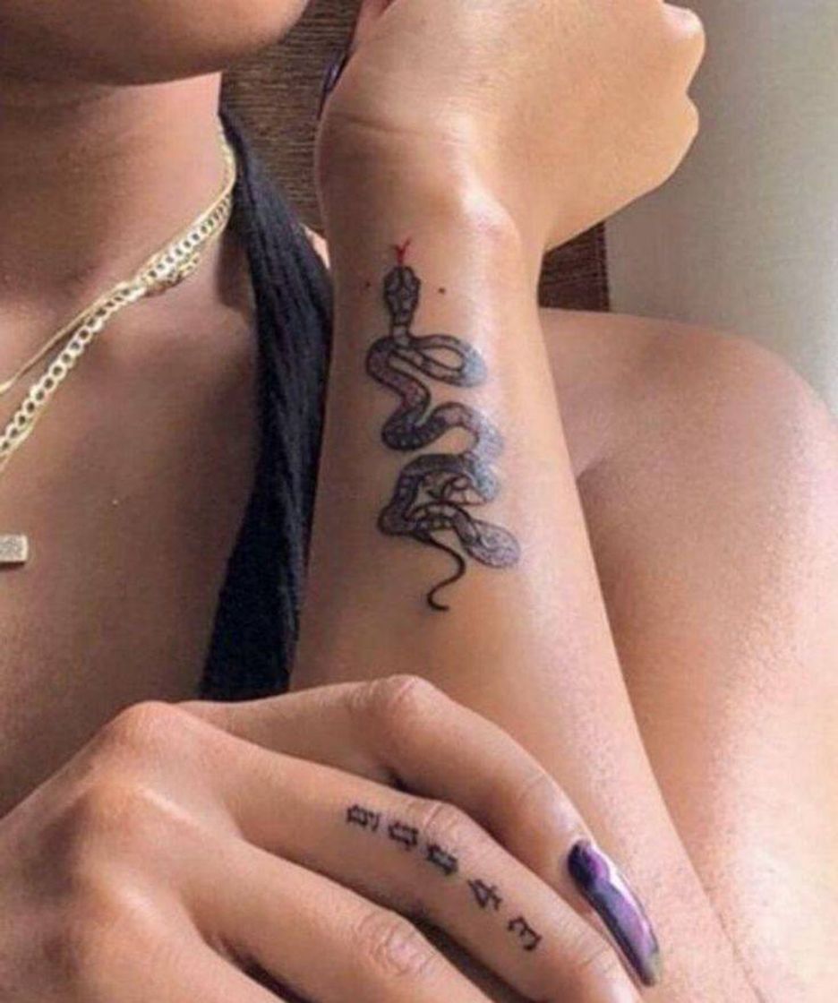 Fashion Tatuagem de Cobra Grande 𓆙