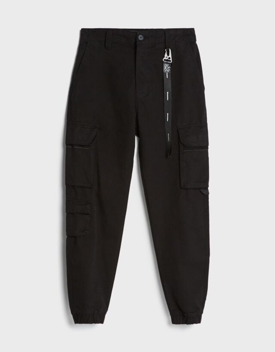 Pantalones cargo negros 