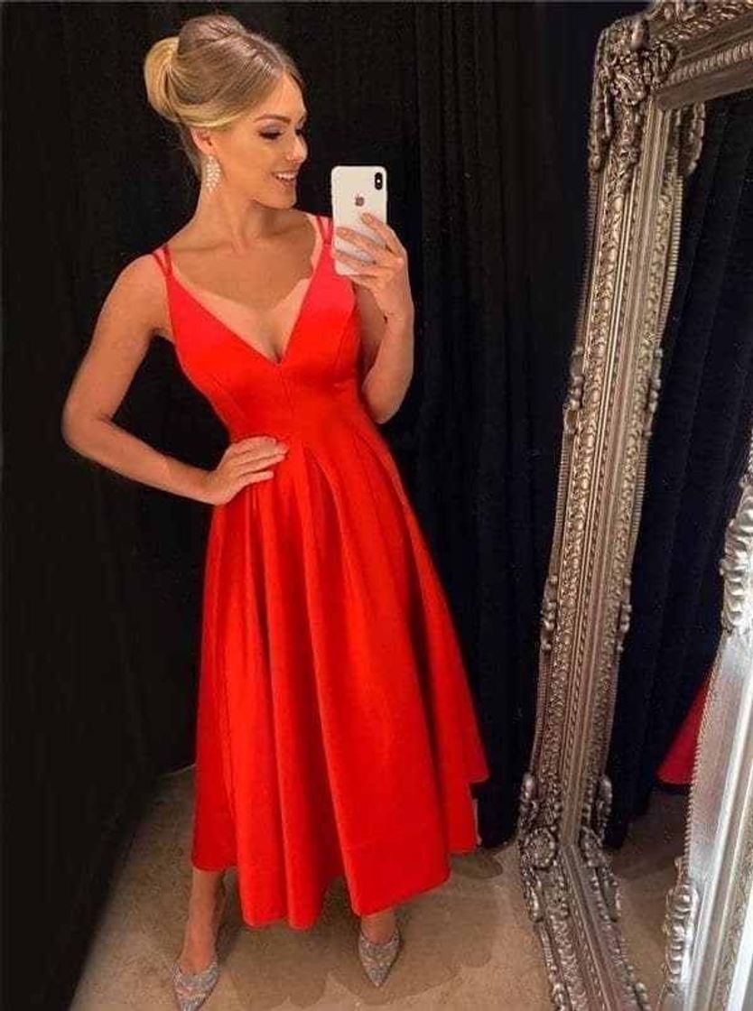 Fashion Vestido vermelho ❤️