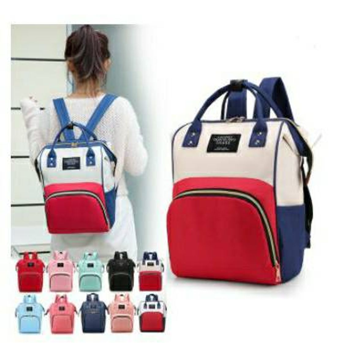 Moda Bolsa Mochila Maternidade 🎒 na Shopee🛍