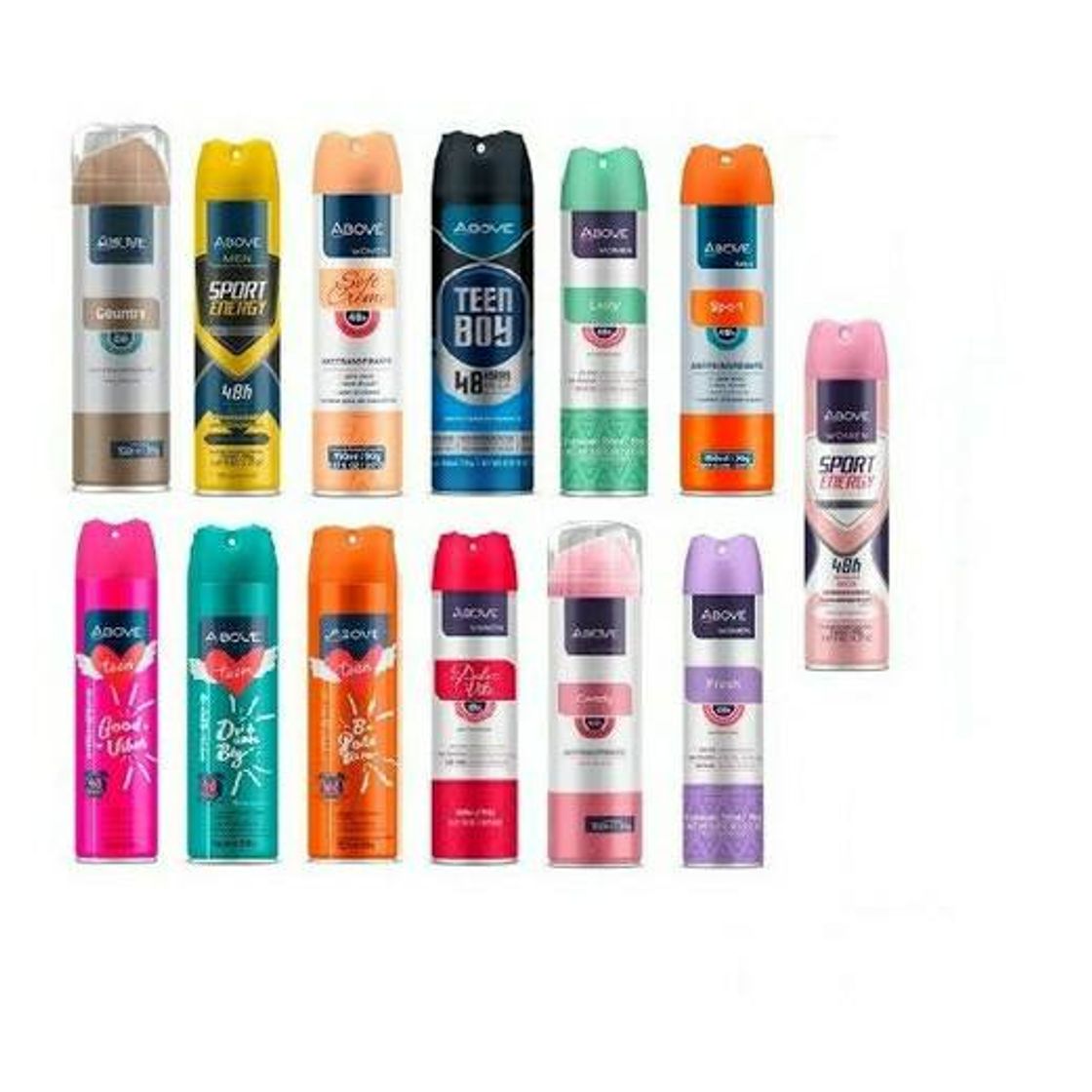 Moda Desodorante ABOVE aerosol 150ml Feminino e Masculino