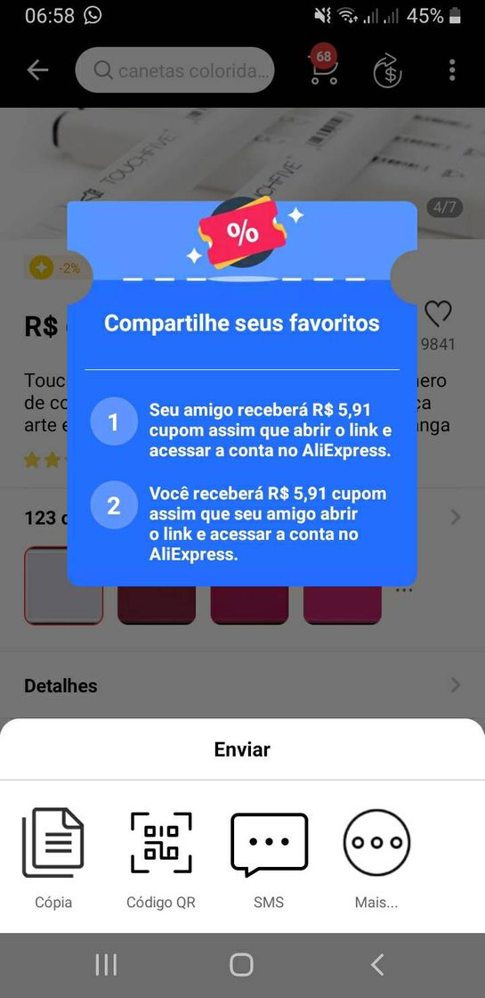 Moda Canetinhas Profissional para seus desenho 