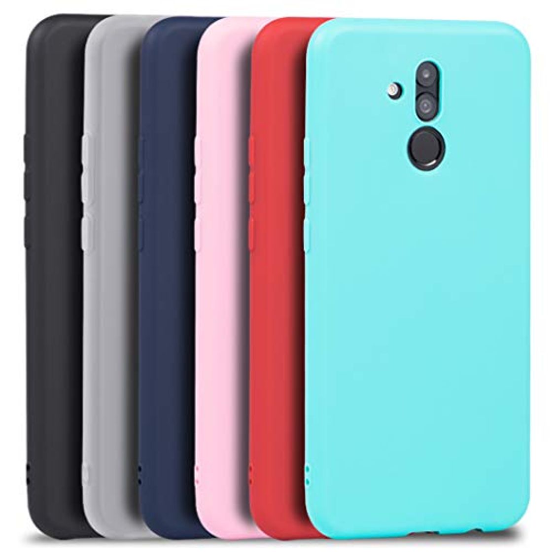 Social Wanxideng 6 x Funda Huawei Mate 20 Lite, Carcasa Suave Mate en