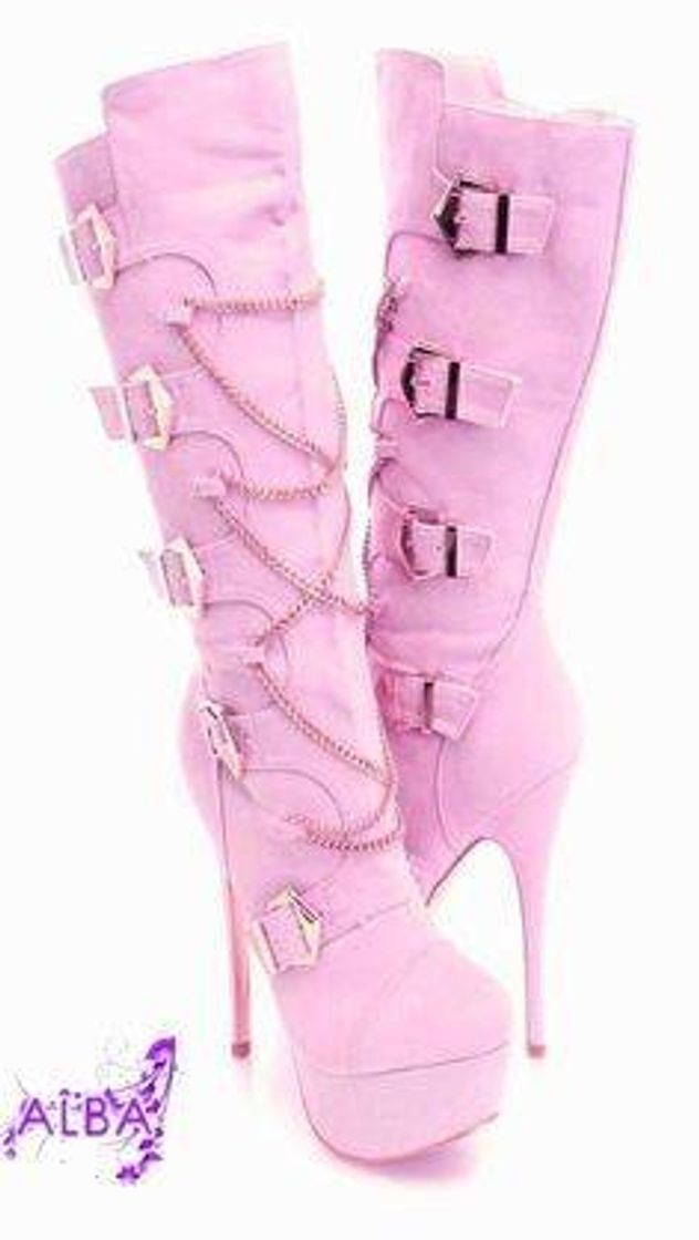 Moda Botas Pink😍