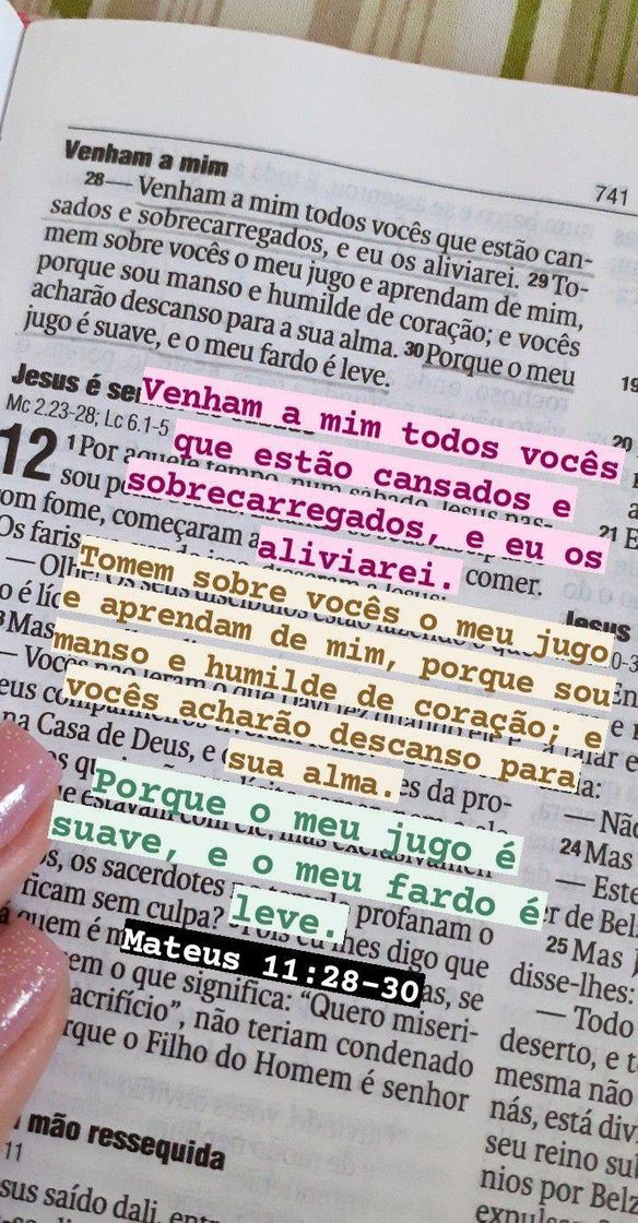 Moda Mateus 11:28 - 30