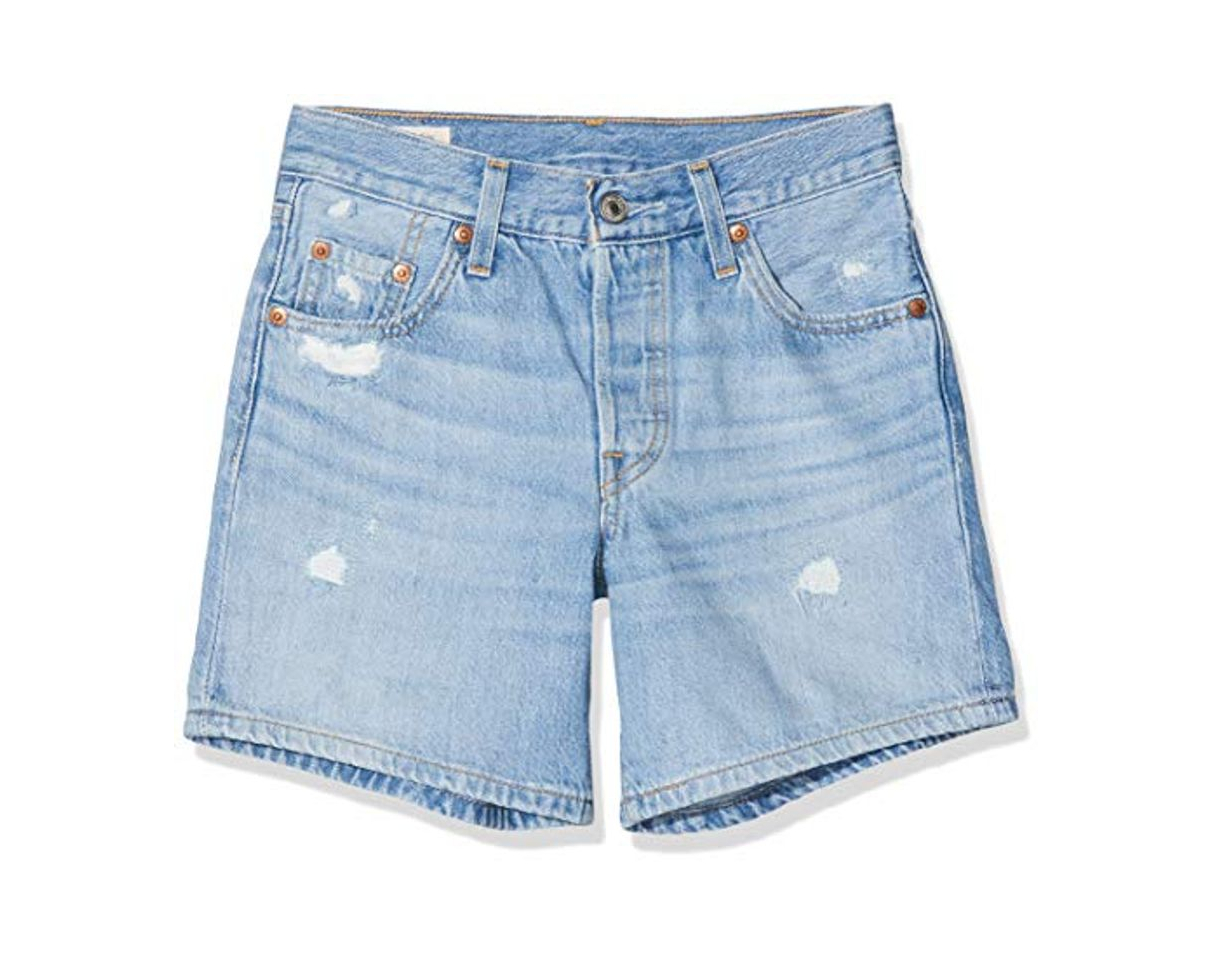 Moda Levi's 501 Long Pantalones Cortos, Montgomery Mended Short, W25