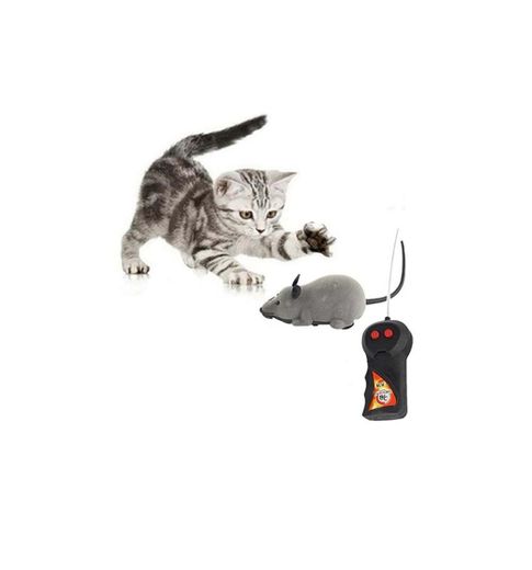 Brinquedo para gato em forma de rato e com controle remoto