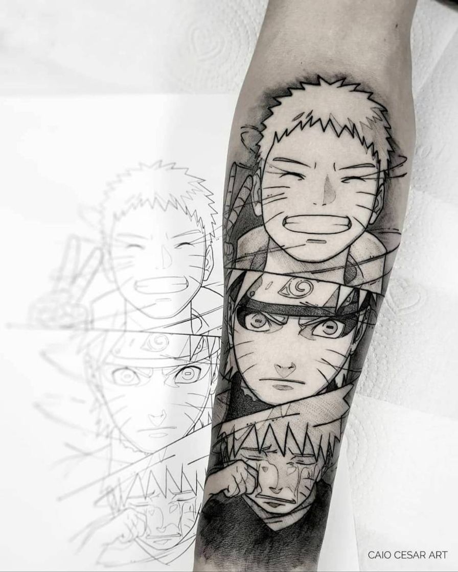 Fashion Tatuagem do Naruto Uzumaki 😏