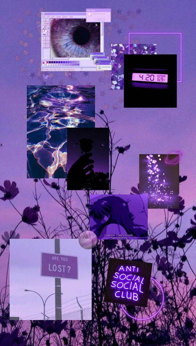 Moda WALLPAPER PURPLE 💜