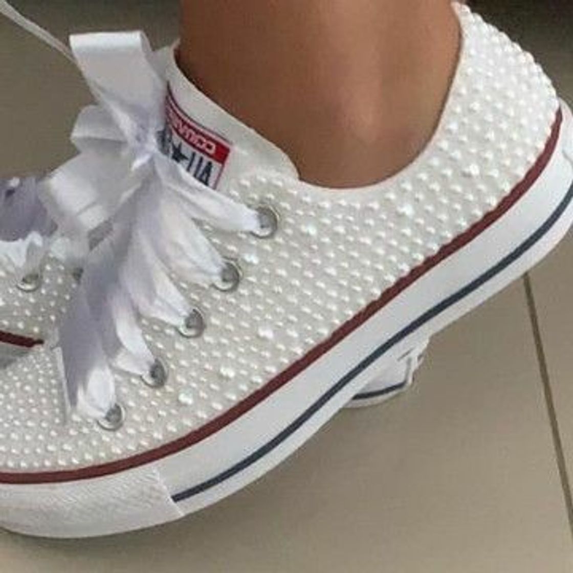 Moda All star com pérolas