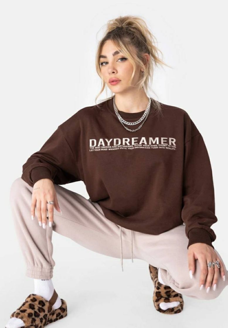 Fashion DAYDREAMS Embroidery Sweatshirt