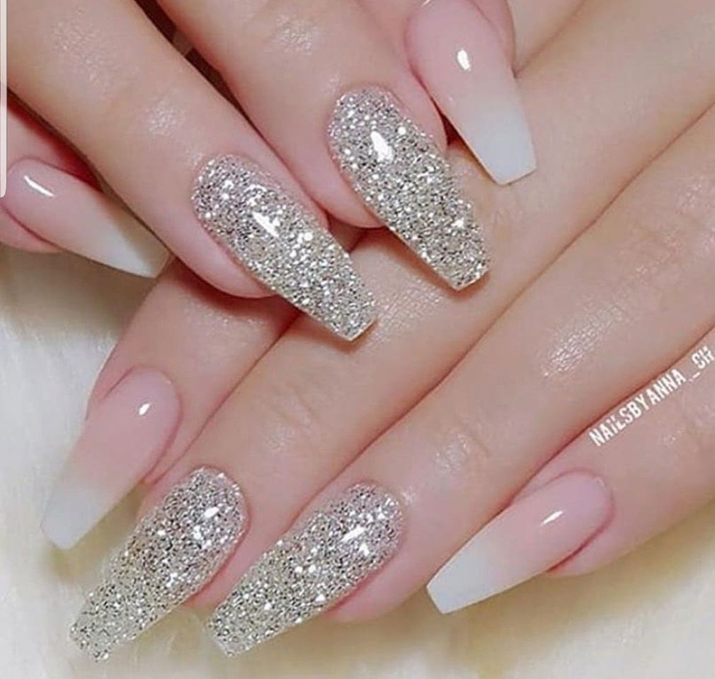 Fashion Unha glitter | Unhas, Unhas coloridas, Alongamento de unha