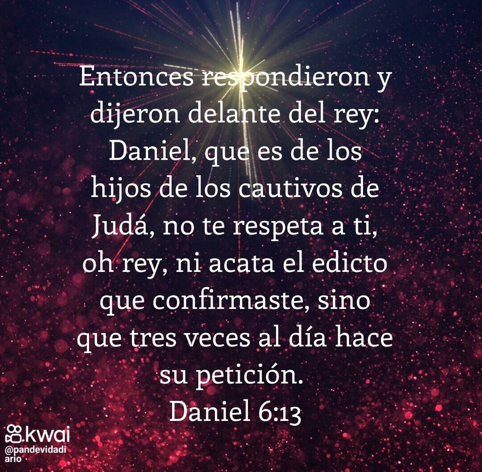 Fashion Daniel 6:13