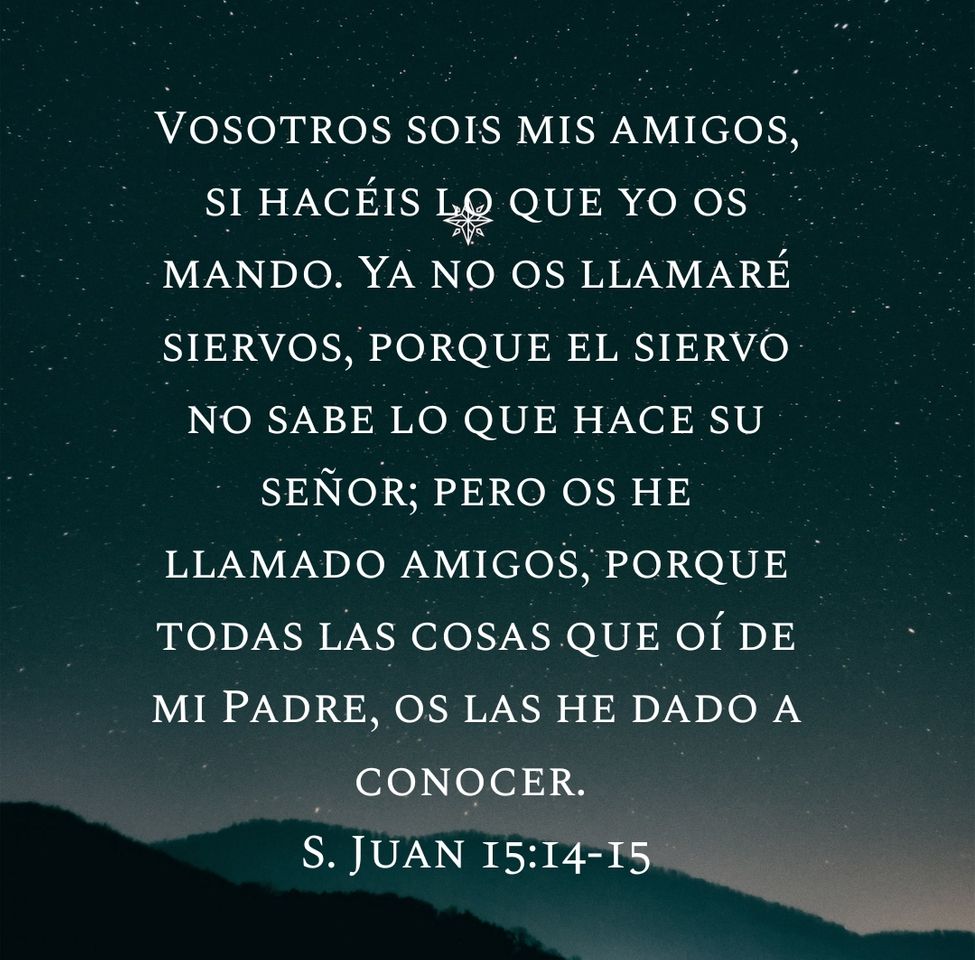 Moda Juan 15:14-15