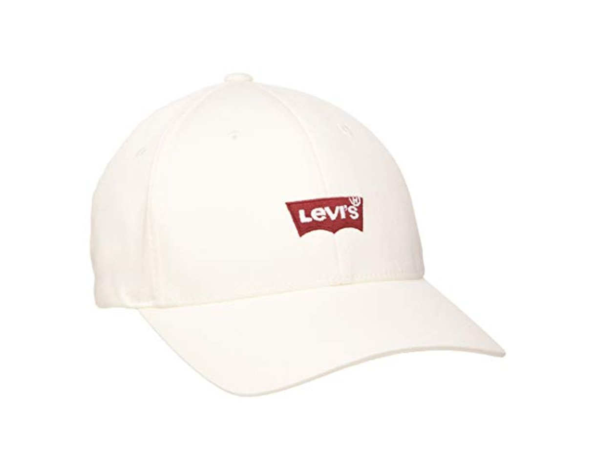 Social Levi's Levis Footwear and Accessories Mid Batwing Flexfit Gorra, Blanco